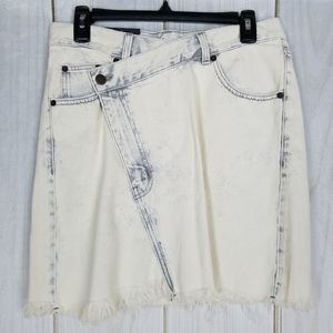 Cheap Monday Slant Mini Skirt Retro
